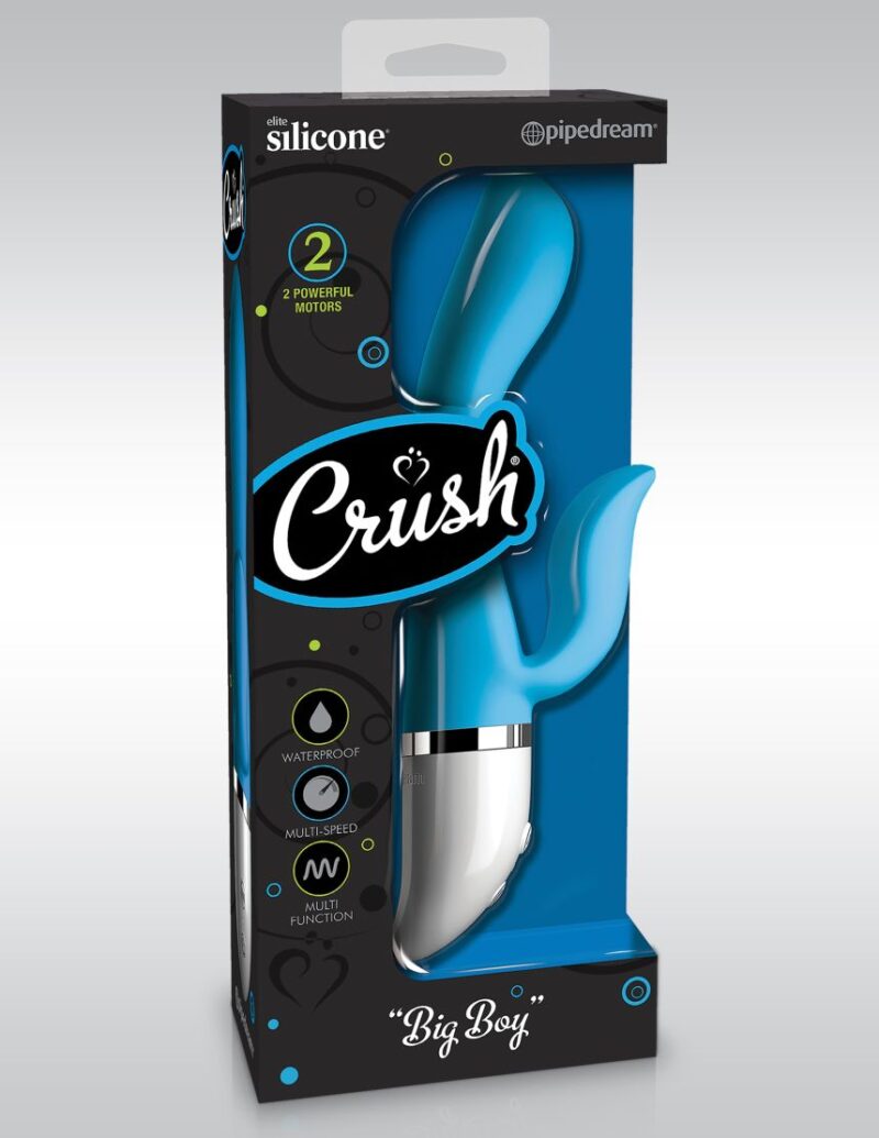 Crush - Big Boy %100 Silikon Tavşan Vibratör 23 cm