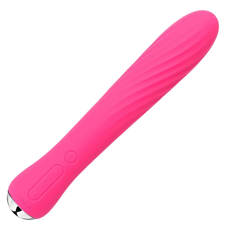 Svakom Anya Powerful Spiral Warming Vibrator Plum Red - Görsel 3